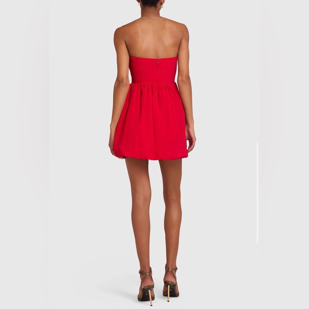 Amanda Uprichard Oscar Dress in Red | SZ XS - Picture 3 of 7